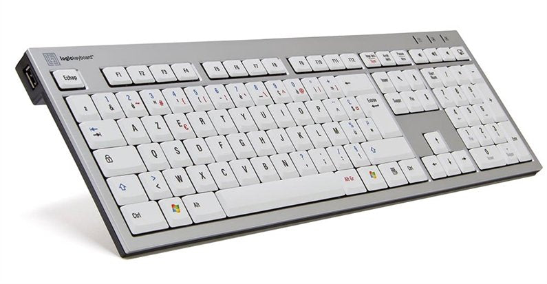 Logickeyboard Premium Pc Line Fr (Pc Slim)