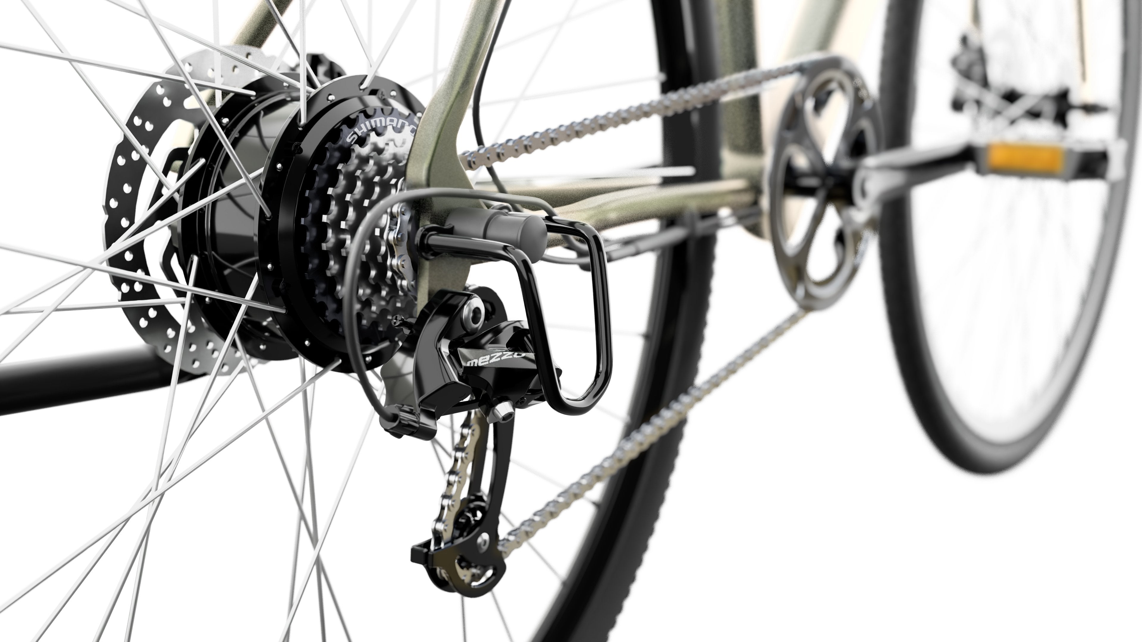 Sharp Gravel E-Bike 250w Motor App 70km GrN Glanz