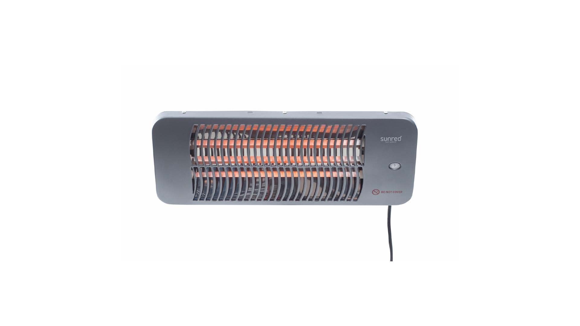 EAN 8719956290688 - Sunred LUG-2000W calefactor eléctrico Exterior Negro Calefactor eléctrico de cuarzo imagen 1