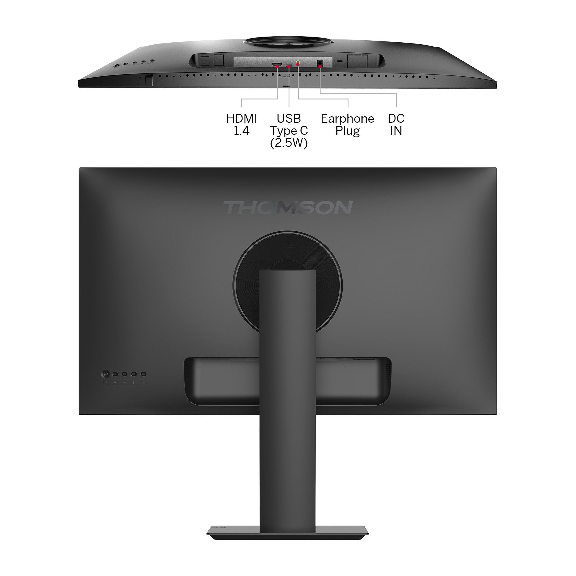 Monitor Thomson Studio Business 27"Fhd 1920x1080 100hz 5ms 1*Hdmi Negro