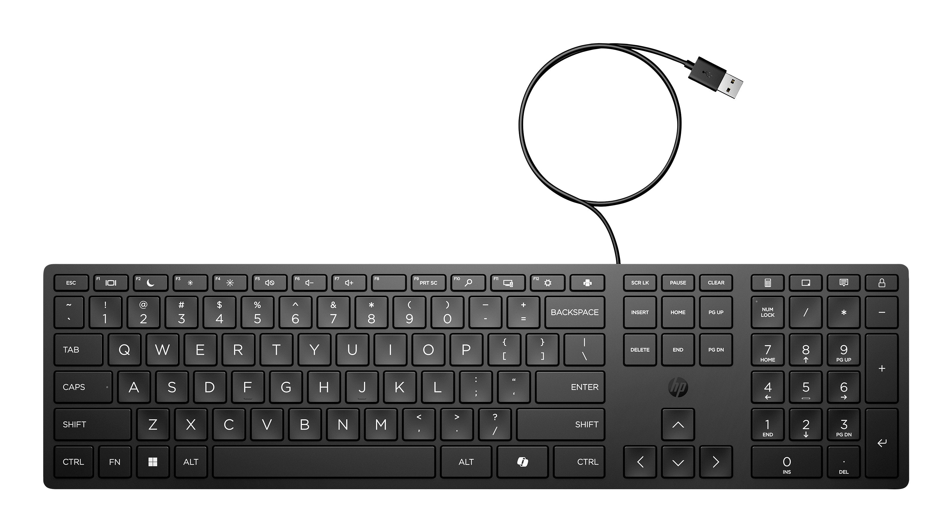 Hp Teclado De Sobremesa Con Cable 320k