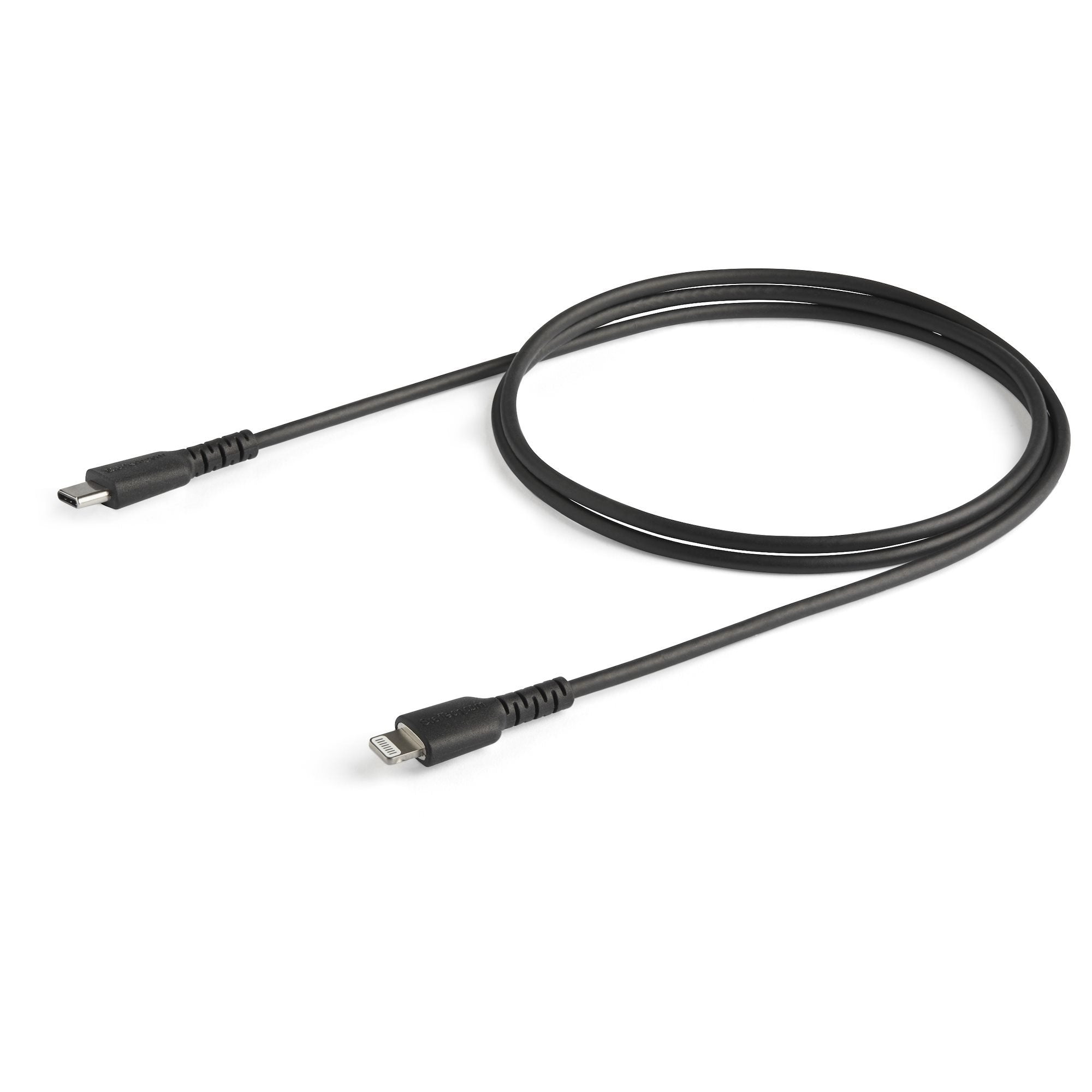 Startech.Com Cable De 1m Lightning A Usb-C - Certificado Mfi - Adaptador Usb A Lightning - Negro, Negro, Usb C, Lightning, 1 M, Macho, Macho
