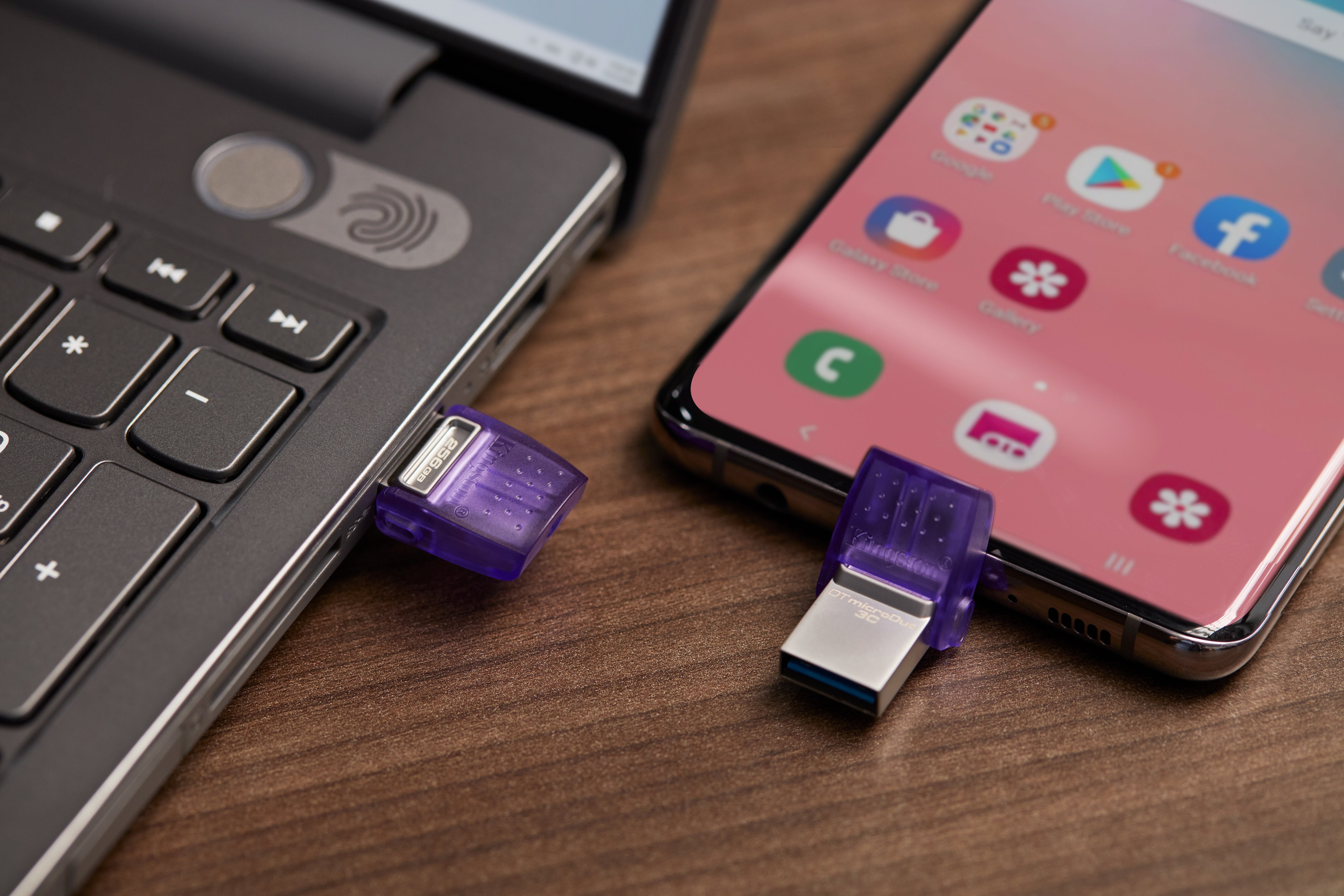 Pendrive Kingston Datatraveler Microduo 3c 256gb Usb3.2