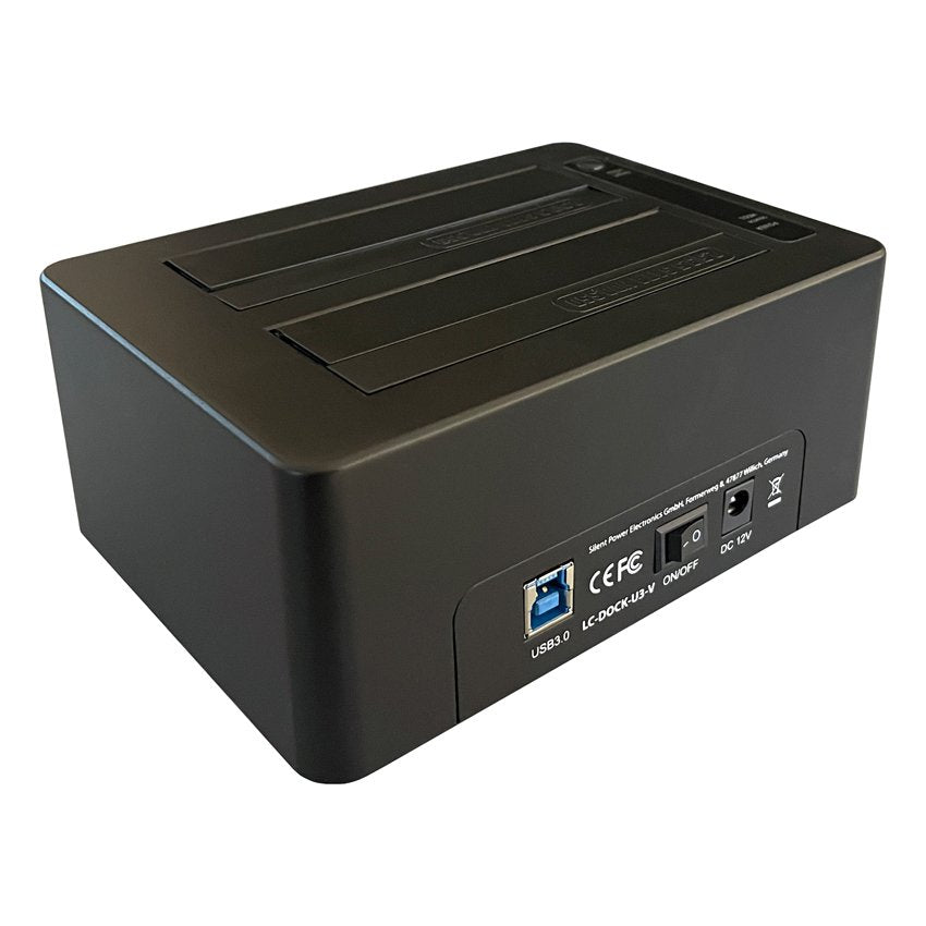 Lc-Power Usb3.2 Hdd Docking Station F.2,5''/3,5'' Sata Hdd/Ssd