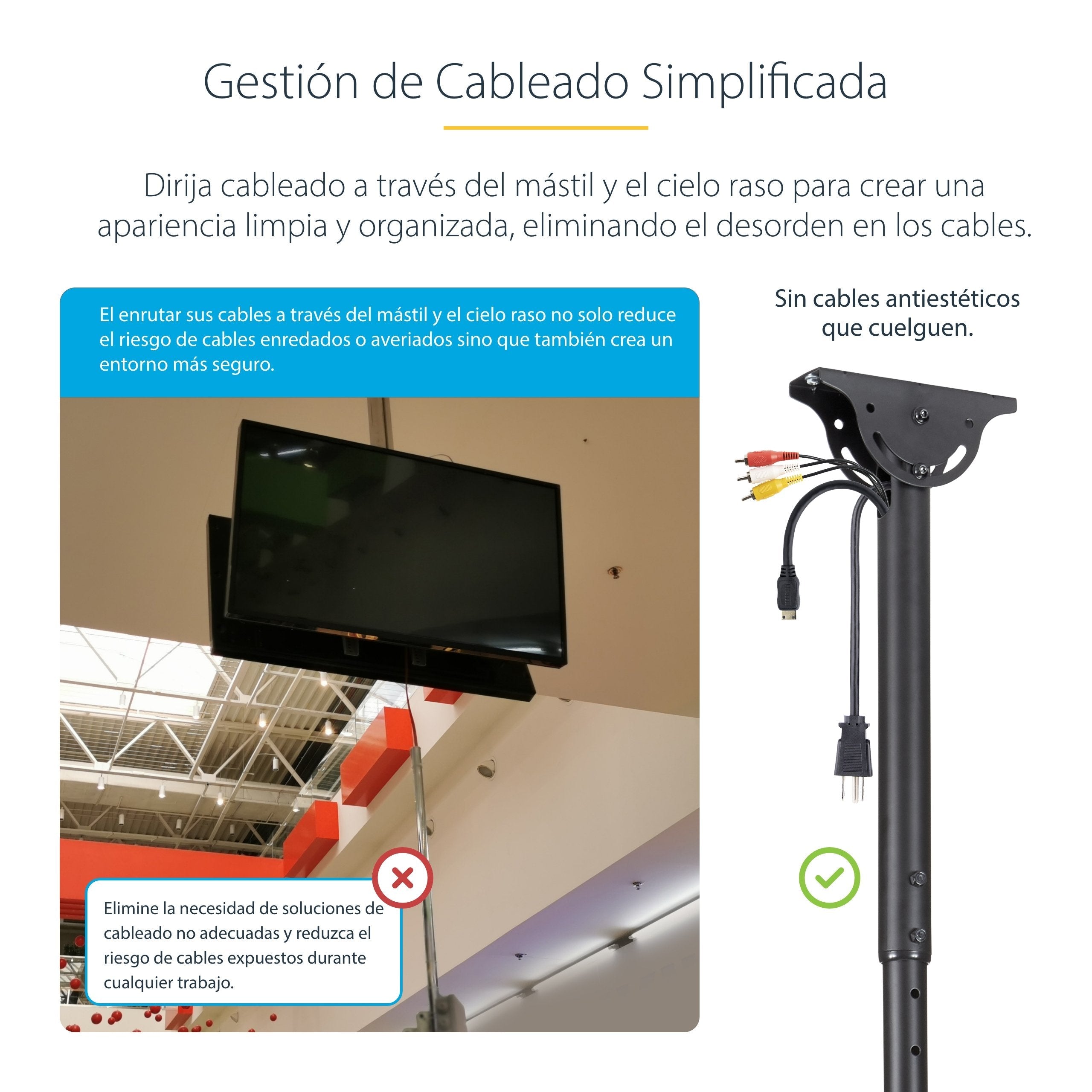 Startech Soporte De Techo Para Tv