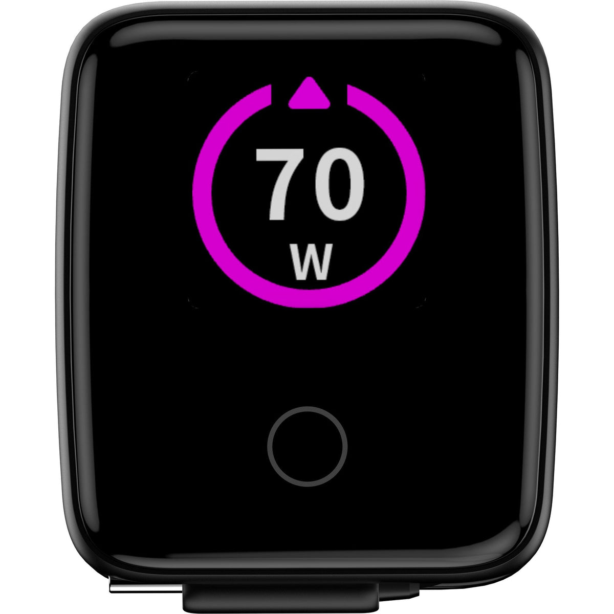 Inline Usb Fuente De Alimentación - 70w - Gan - Usb-C Pd + Usb-A Qc - Cable 60cm - Negro