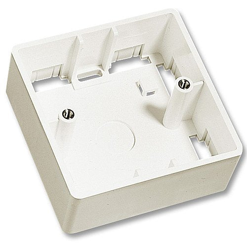 Lindy Caja De Pared De Superficie 1 Elemento Uk 86x86x47 Mm Blanco