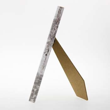 Marco De Madera Zep Nelson 6 Blanco/Marron 20x30 V21236
