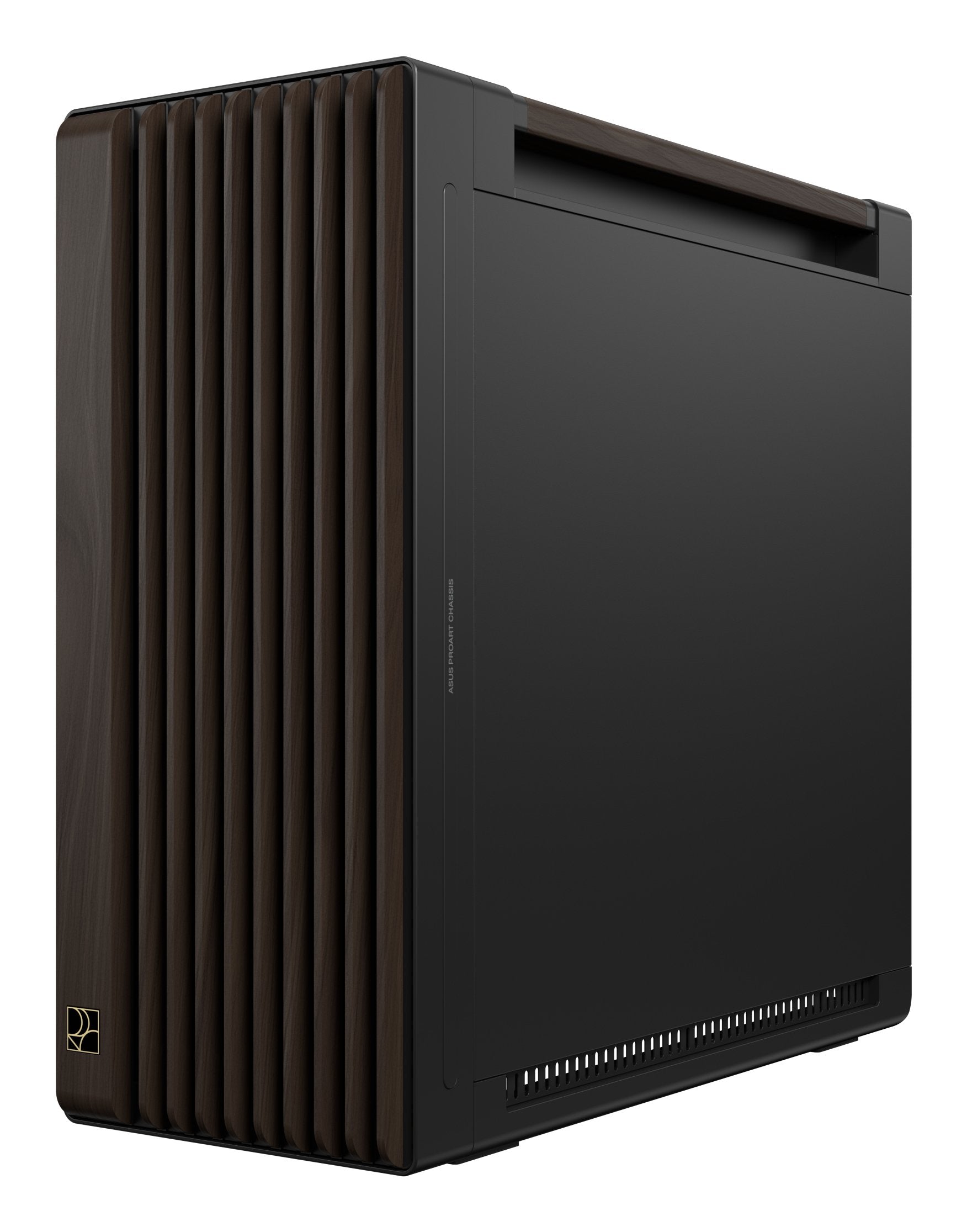 Caja  Pc Asus Geh Proart Pa602 Walnut Wood Metal Pwm Modern Negro