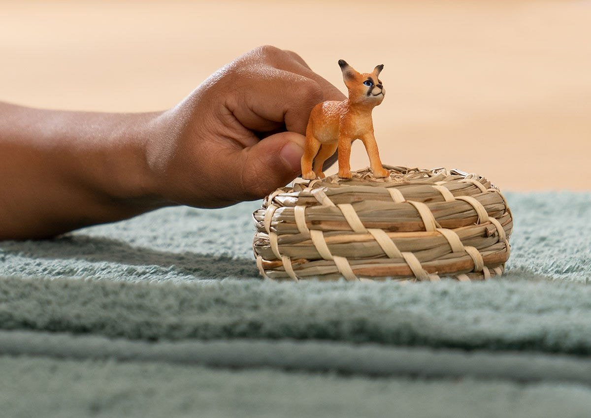 Figura  Schleich Wild Life Cachorro Caracal 14868