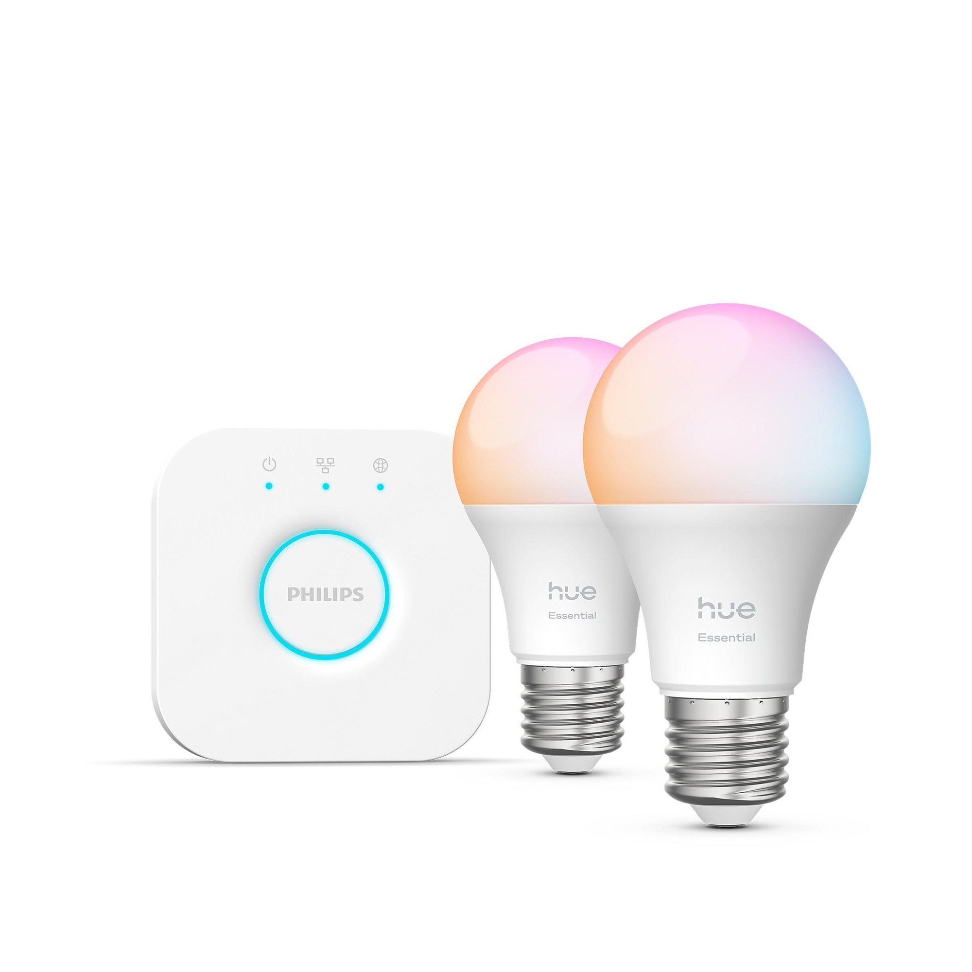 Philips Hue Starter Kit Essential E27 2p + V2 Bridge