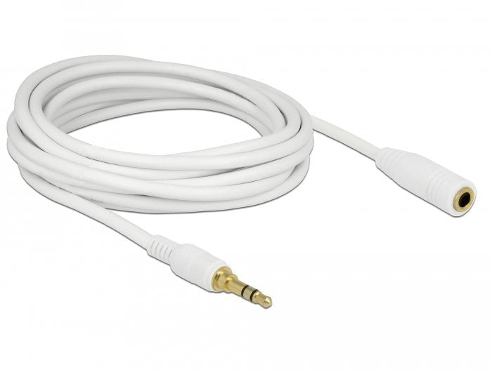 Delock 85591 Cable De Audio 5 M 3,5mm Blanco