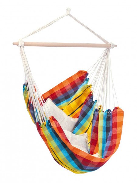 Amazonas Silla Colgante Brasil Rainbow Az-2030290, Silla Colgante De Camping Az-2030290