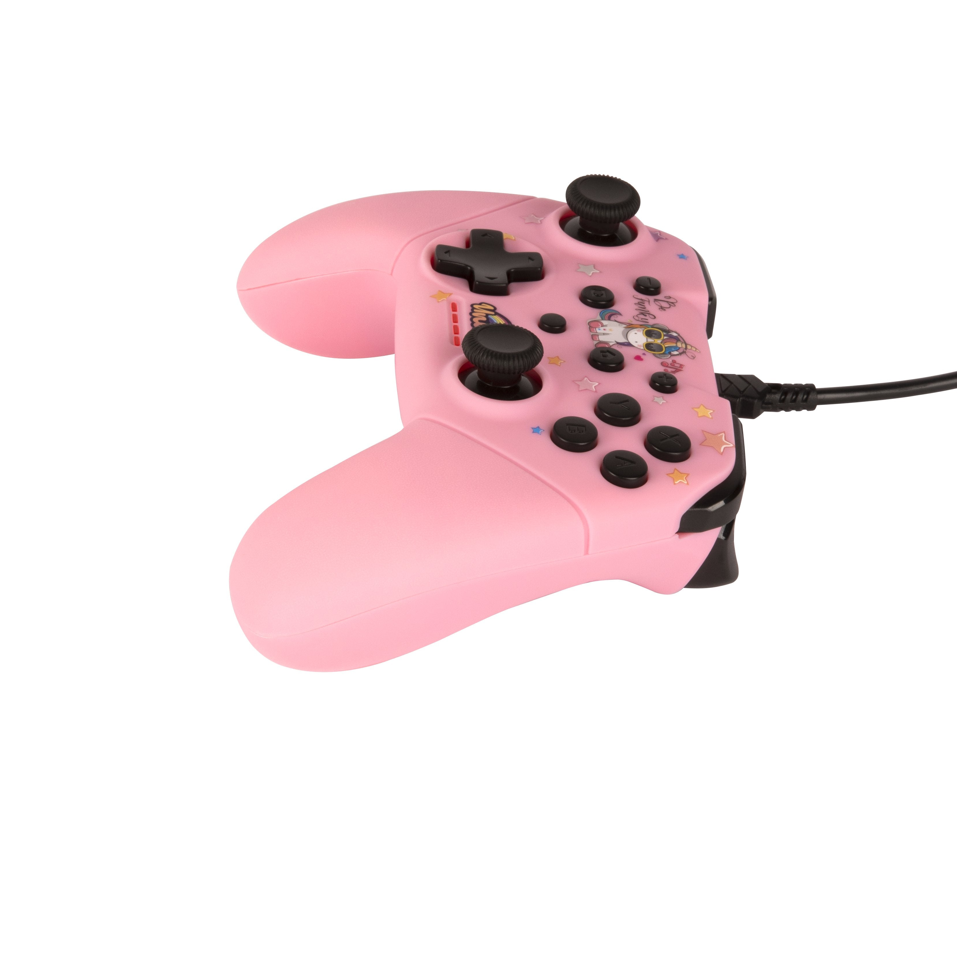 EAN 3328170282253 - Konix Be Funky Rosa USB Gamepad Nintendo Switch, PC imagen 3