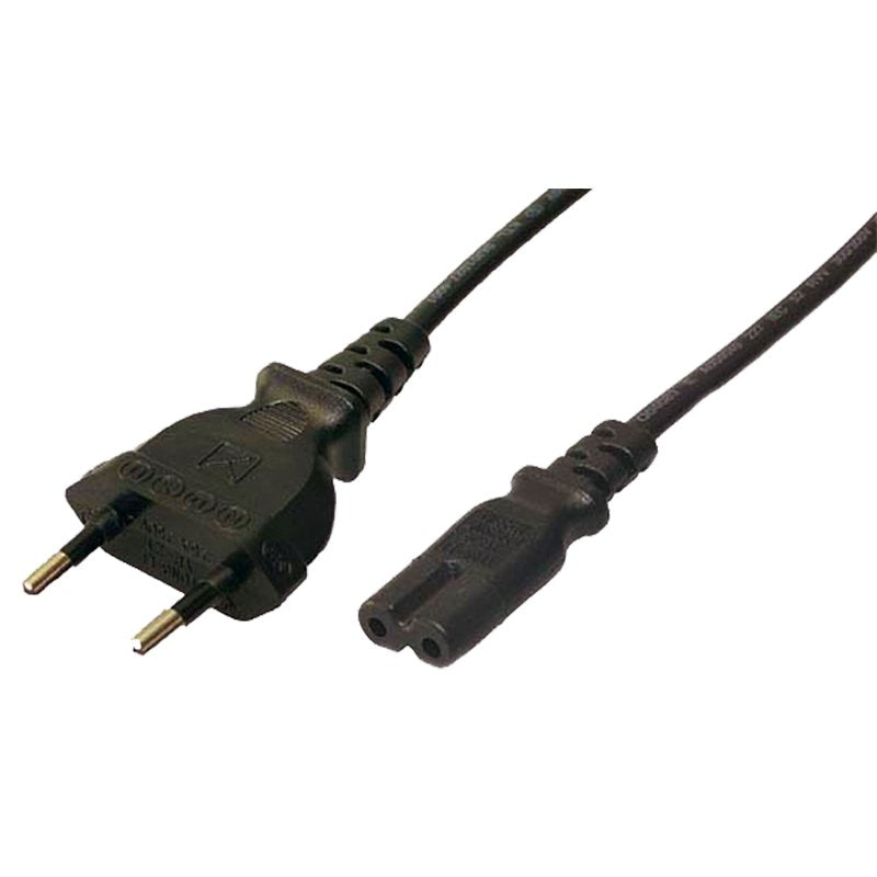 Logilink Cable Alimentacion Tipo C7 Euro8 1.8m Negro Cp092