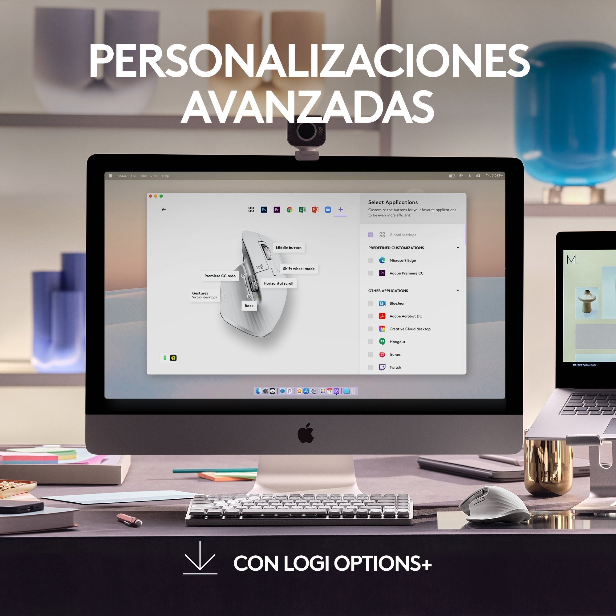 Raton Logitech Mx Mamer 3s Para Mac, 910-006572