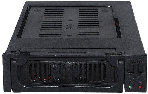Extraible Discos Ide Plastico Negro,2 Ventiladores,Sin Llave