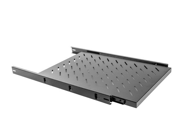 Lanberg Ak-1011-B Estante Deslizante Para 19 Armarios De 1000 Mm (1u, 465x750 Mm, Capacidad De Carga Hasta 15 Kg) Negro