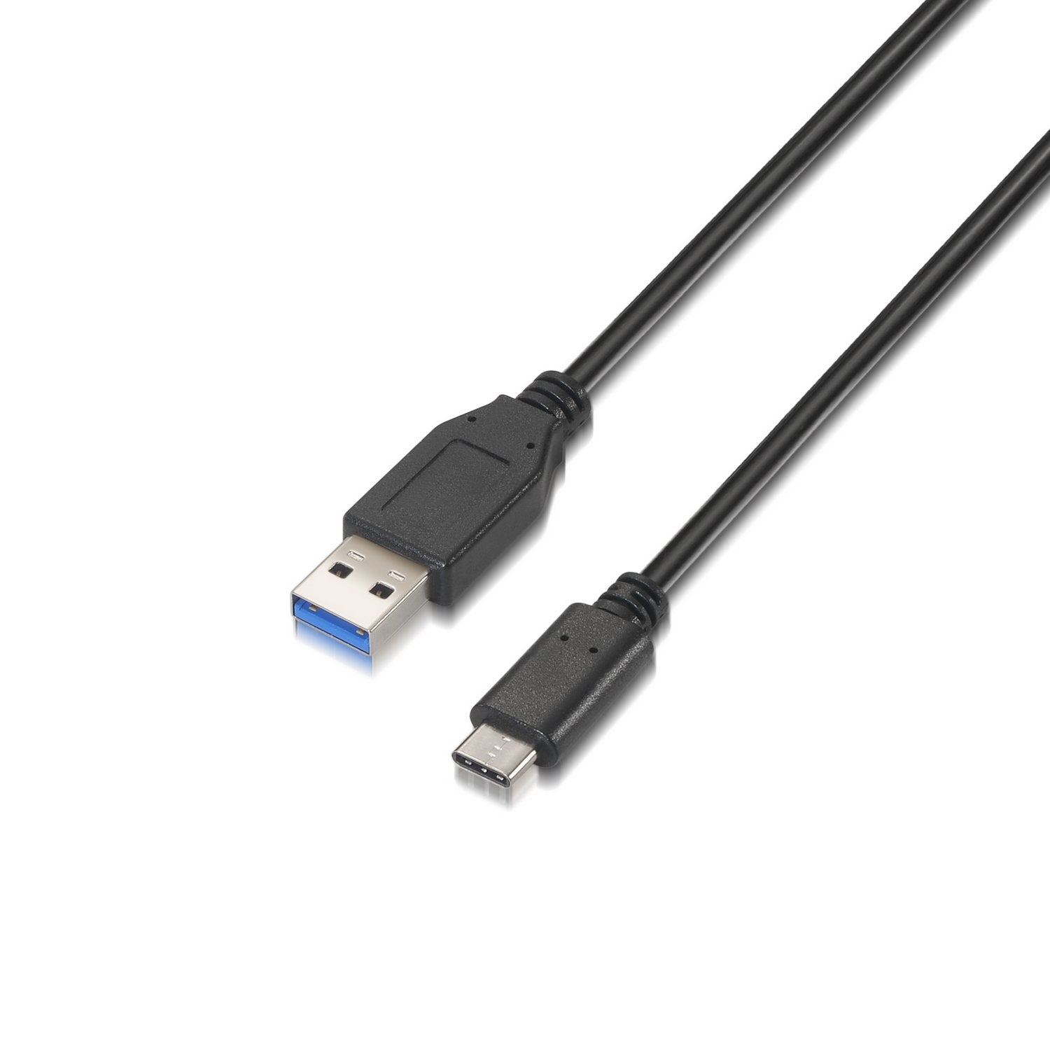 Aisens Cable Usb 3.1 Gen2 10gbps 3a - Tipo Usb-C/M-A Macho - 1m - Negro
