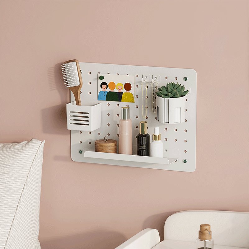 Pegboard, Wall-Mounted, Office, 420x320mm, Blanco