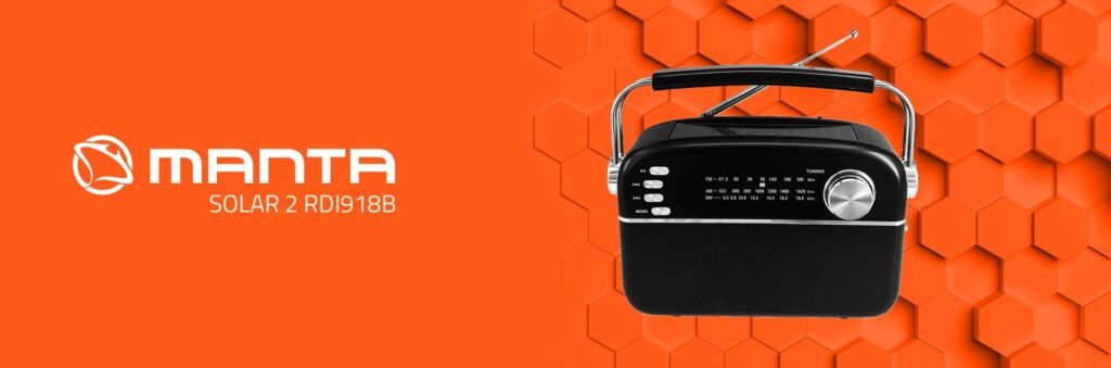 Electro. Radio Manta Bateria + Panel Solar