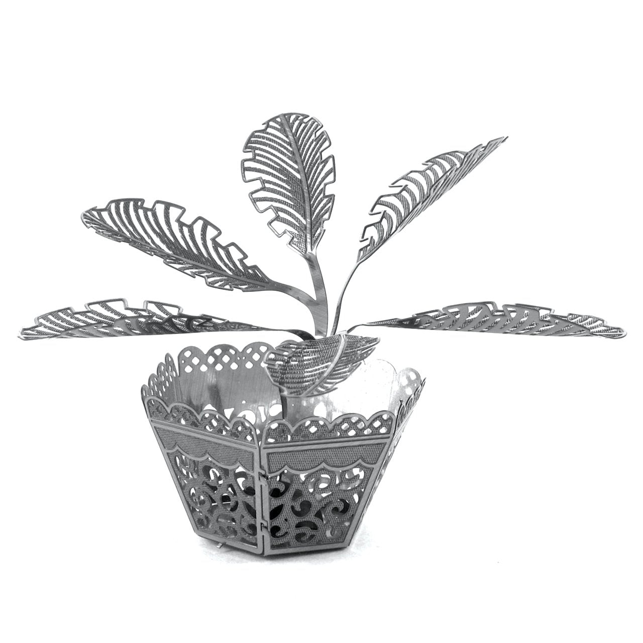 Maqueta 3d Metal Fascinations Sago Palm Tree Montaje Sin Pegamento Ni Soldadura Maquetas 3d