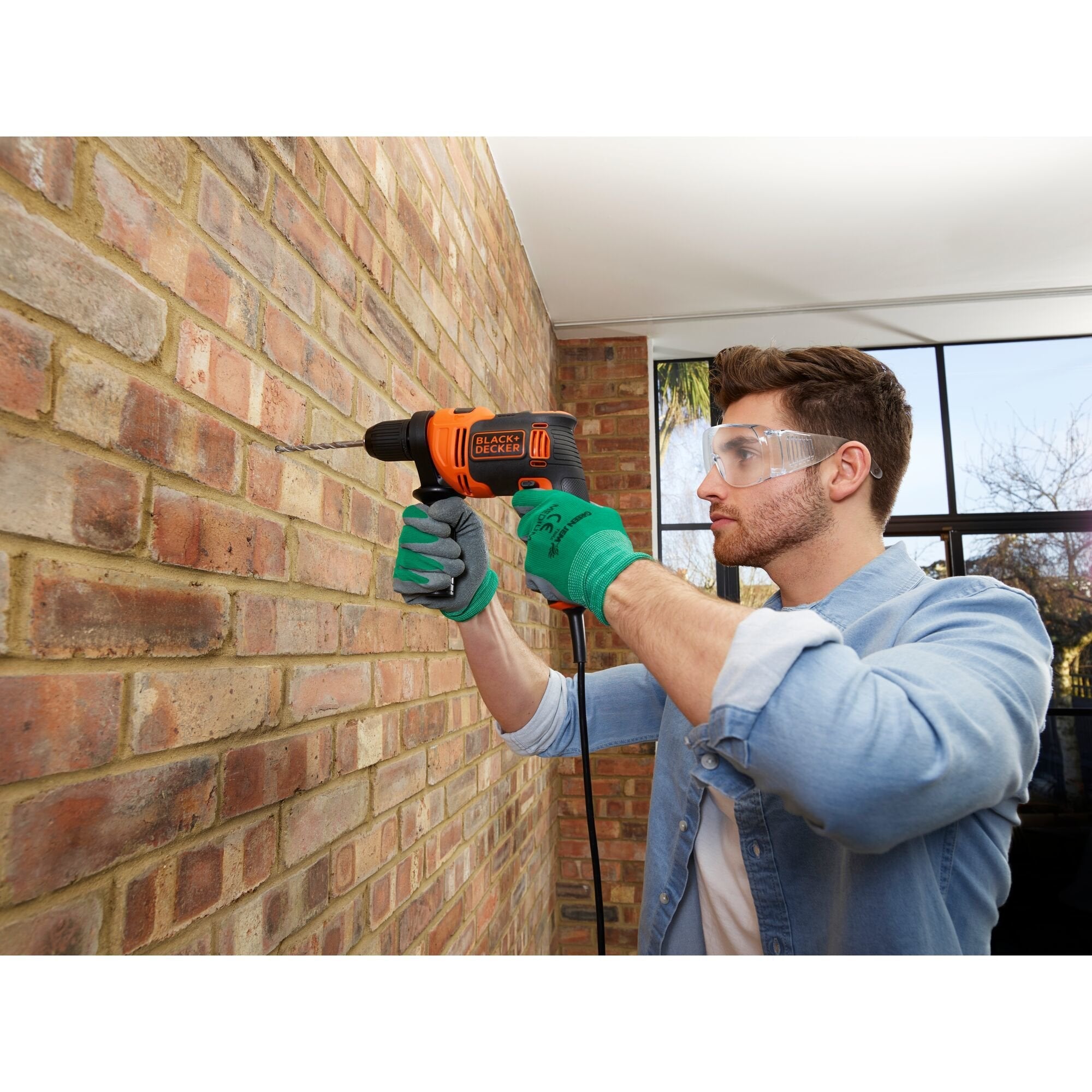 EAN 5035048681268 - Black & Decker BEH710-QS taladro 2800 RPM Negro, Naranja imagen 7