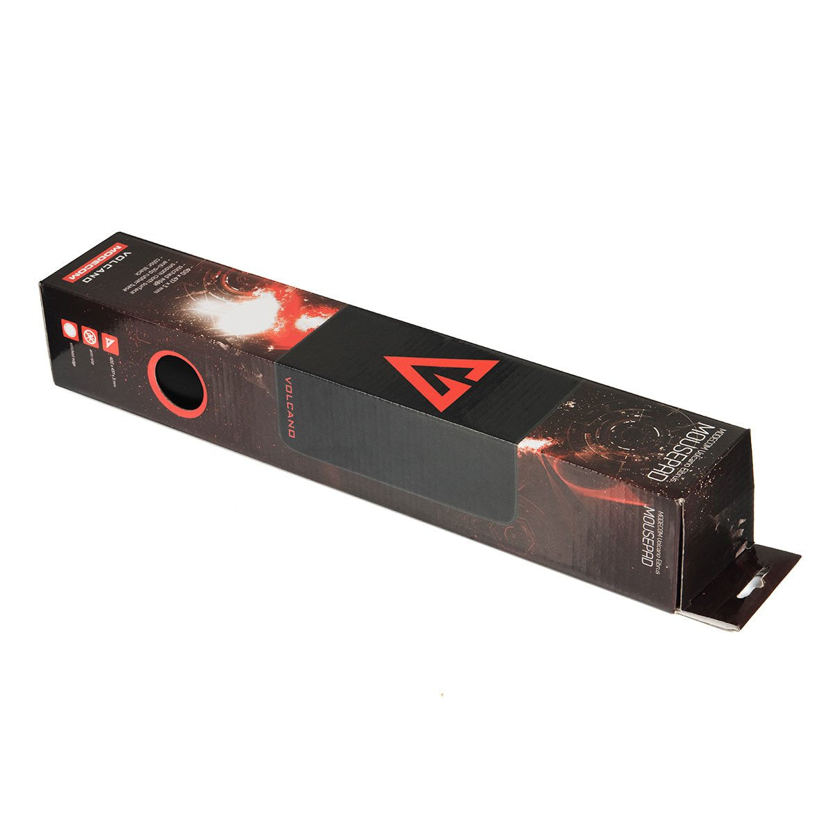 Alfombrilla  Modecom Volcano Elbrus De Ratón Para Juegos Negro, Rojo