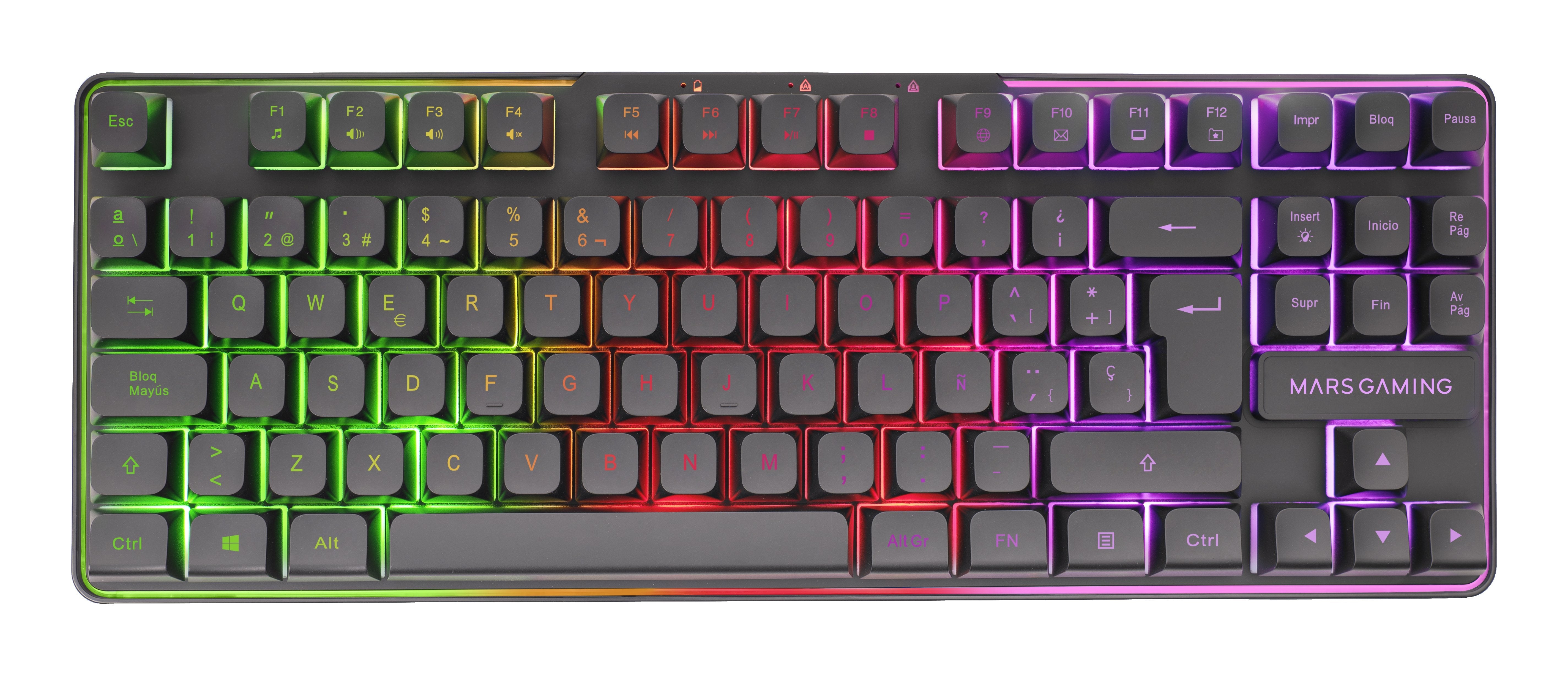 EAN 8435693111733 - Mars Gaming MCPWTKLES teclado Ratón incluido Juego RF inalámbrica + USB QWERTY Español Negro imagen 5
