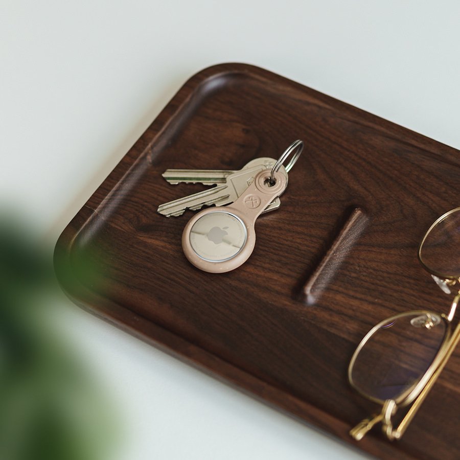 Woodcessories Airtag Bio Case Brown