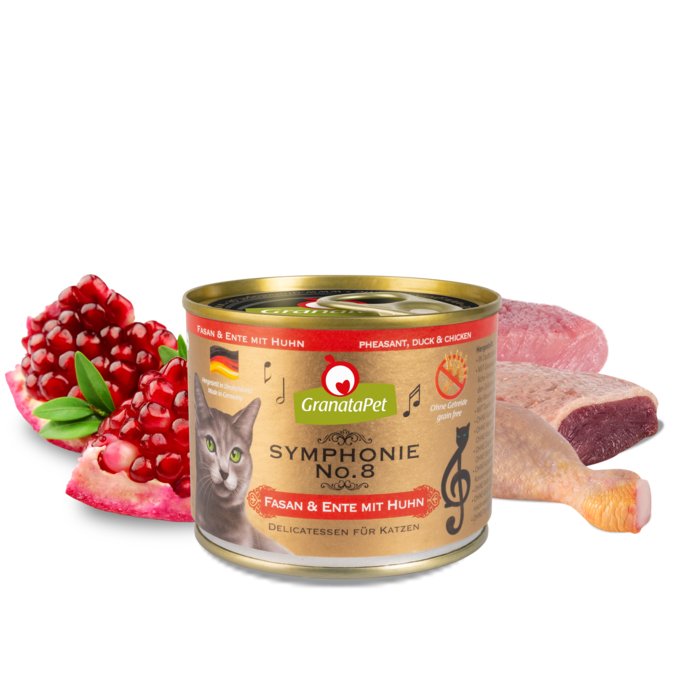 Granatapet Symphonie  No.8 Pheasant And Duck With Chicken - Comida Húmeda Para Gatos - 200g
