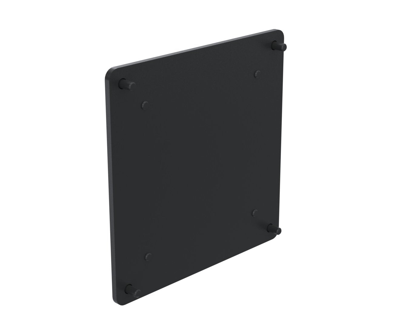 Spacepole Vesa 75 - 100  Converter Plate - Black Black