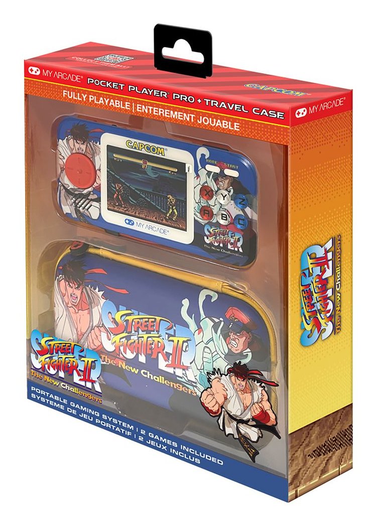 My Arcade Pocket Player Pro + Travel Case Super Street Fighter Ii