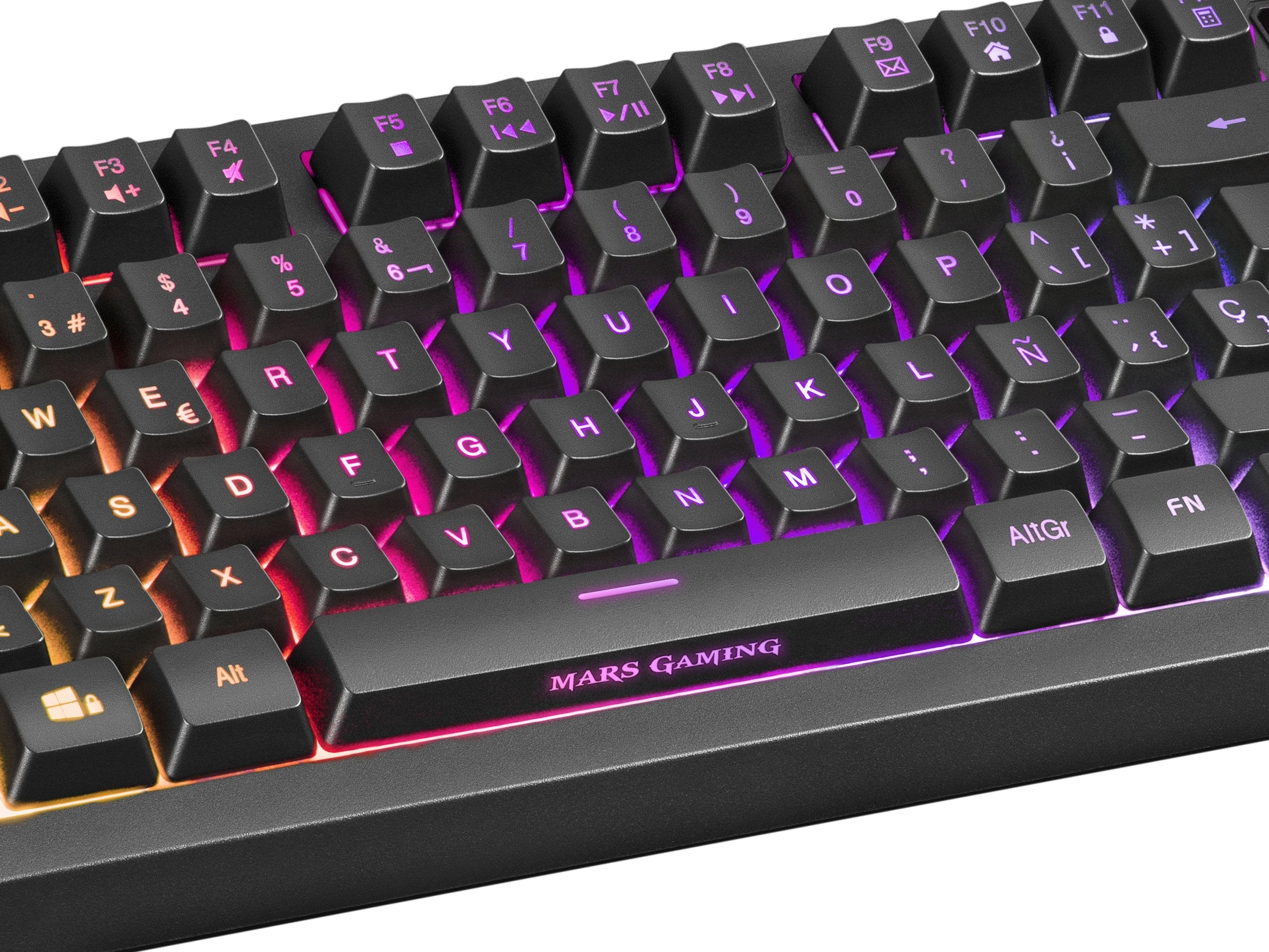 Teclado Gaming Semimecánico Mars Gaming Mkrevo