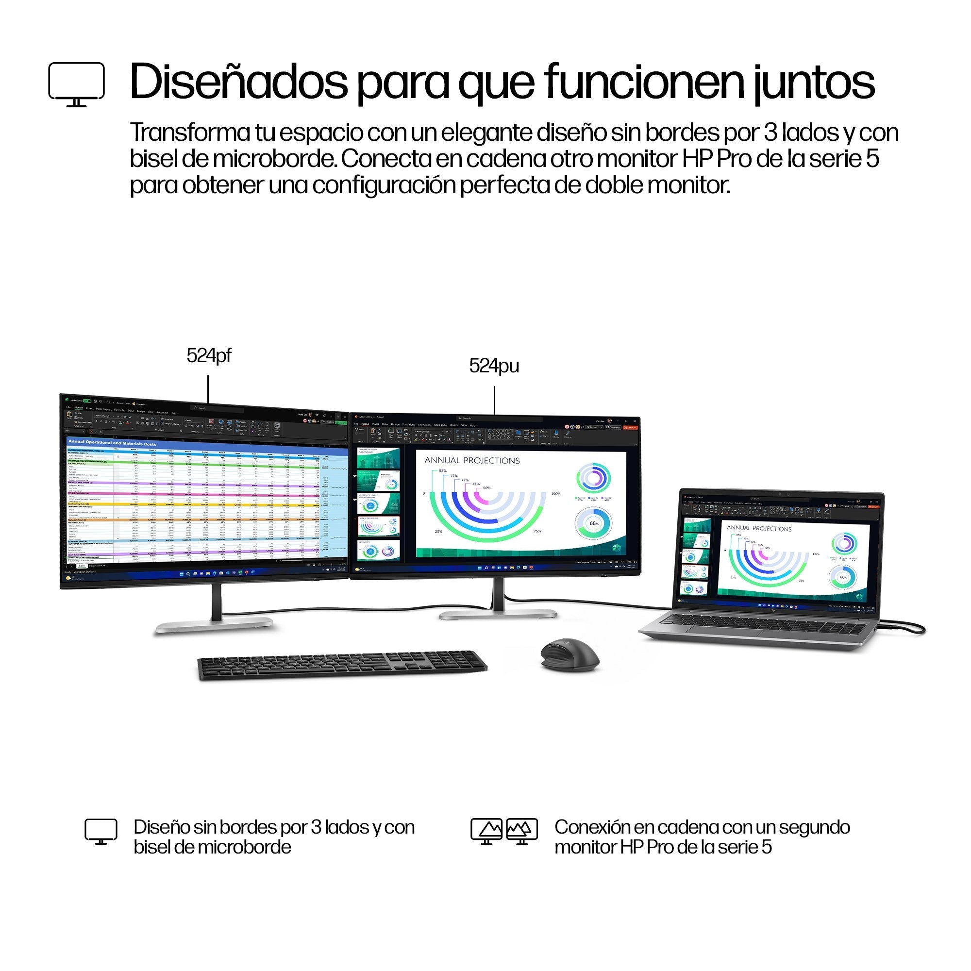 EAN 5715063749326 - HP Series 5 Pro 23.8 inch FHD USB-C Monitor - 524pu pantalla para PC 60,5 cm (23.8") 1920 x 1080 Pixeles  imagen 6