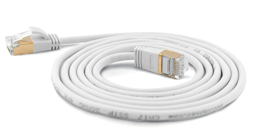 Wantec Cable De Red Smp Cat7 Me. Cat6a D=4mm 0,10m Blanco