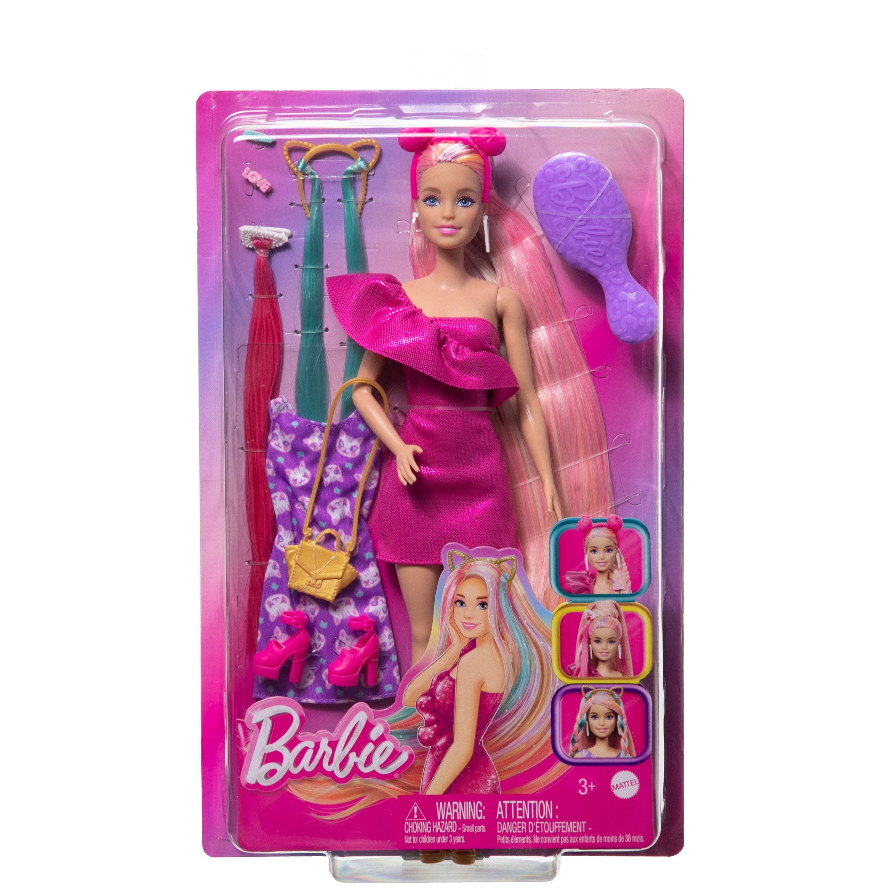 Lalka Barbie Zabawa Wlosami