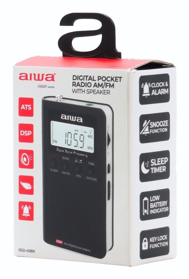EAN 8435256811759 - Aiwa RSD-45BK radio Portátil Negro imagen 5