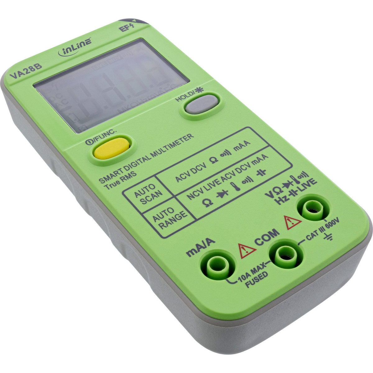 Inline® Multimeter With Auto-Range And Autoscan, Pocket Size