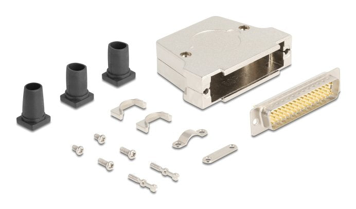 Sub-D Steckergehäuse 50 Pin Aus Metall Inklusive Steckerverbinder Stecker Und Montagematerial