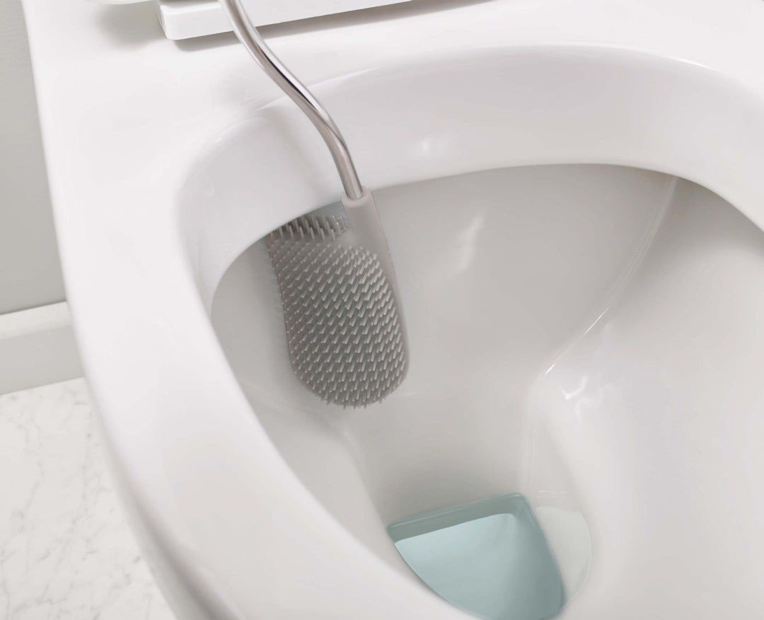 Joseph Joseph Flex Brosse Toilettes, Plastique, Blanc/Gris, 11,4 X 7,4 X 42,9 Cm