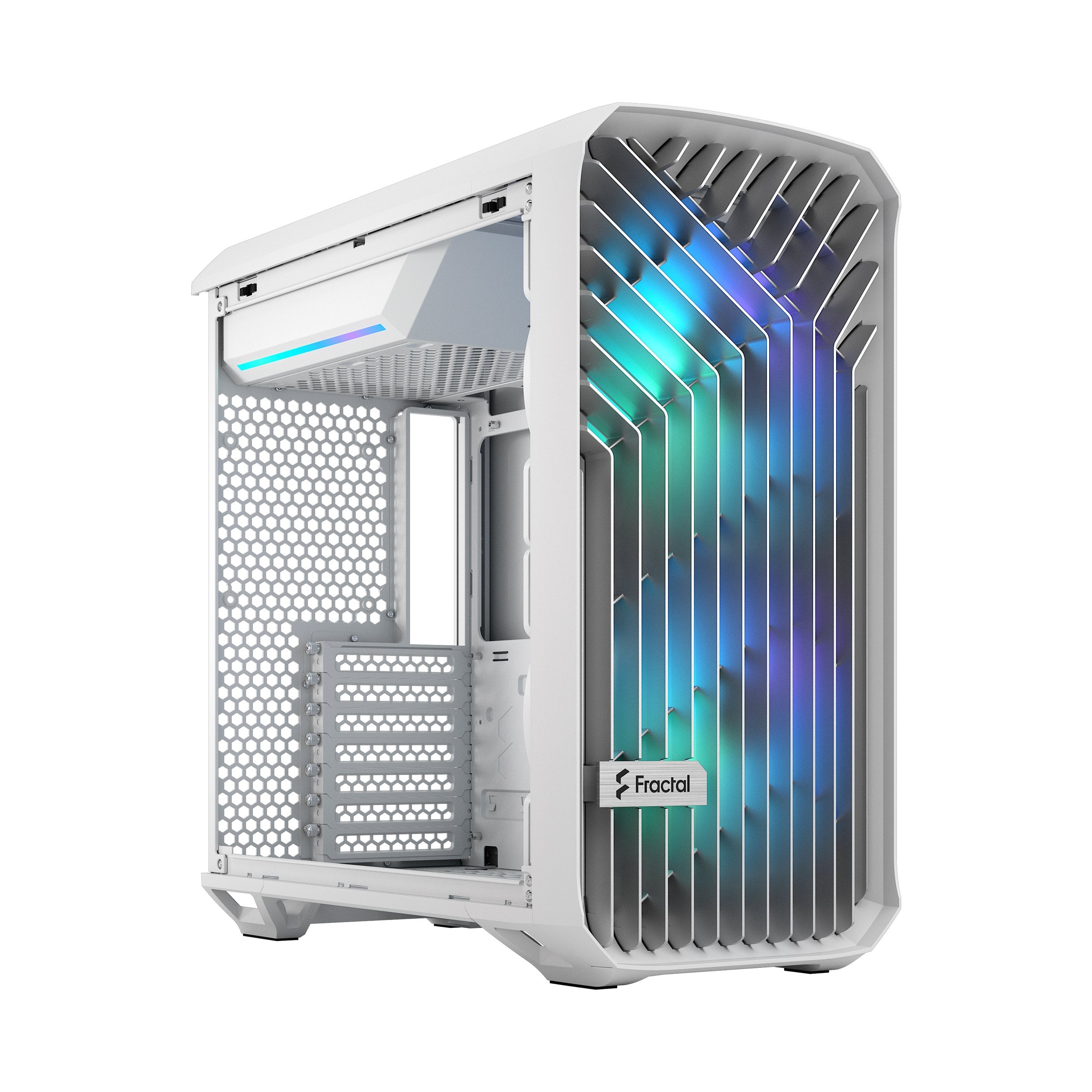 Caja Pc Fractal Design Compact Rgb White Tg Clear, Tower-Gehäuse Fd-C-Tor1c-05