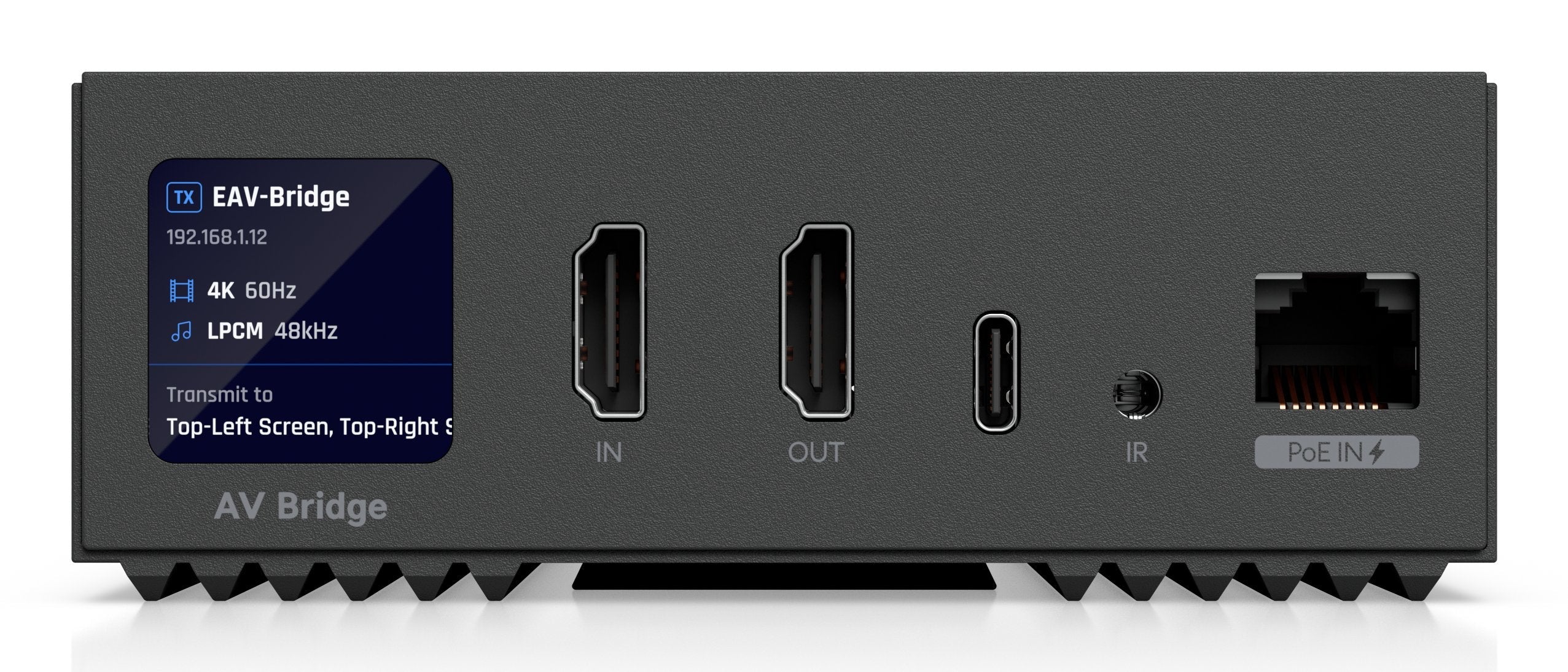 Ubiquiti Eav-Bridge Enterprise Audio/Video Bridge 4k60 Hdmi Xlr Poe+