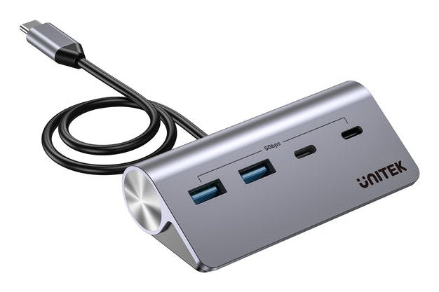 EAN 4894160058546 - UNITEK H1337AGY01 hub de interfaz USB 3.2 Gen 1 (3.1 Gen 1) Type-C 5000 Mbit/s Gris imagen 1