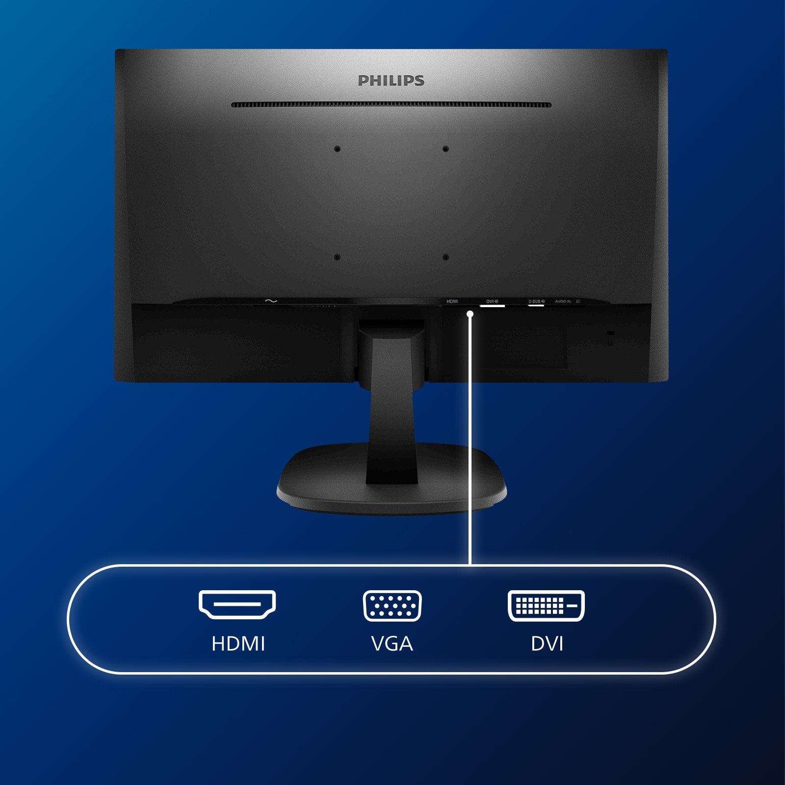 EAN 8712581742386 - Philips V Line 243V7QDAB/00 pantalla para PC 60,5 cm (23.8") 1920 x 1080 Pixeles LED Negro imagen 5