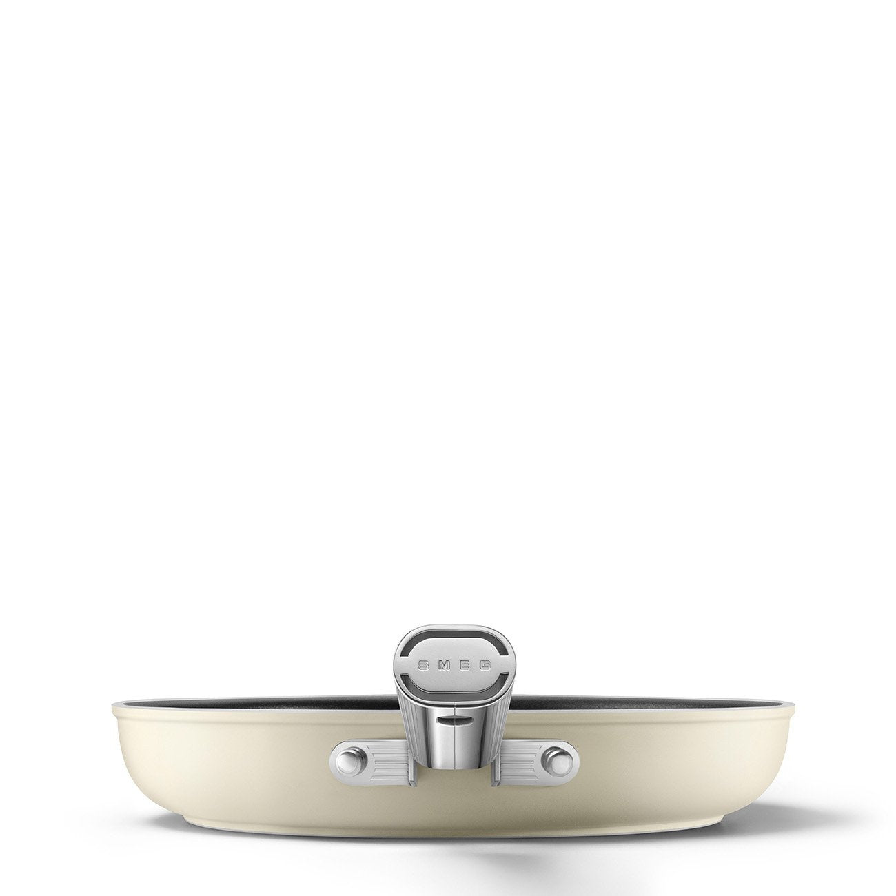 Smeg Fpf2802crm Bratpfanne, 28 Cm, Keramik, Edelstahlgriff, Mattcreme