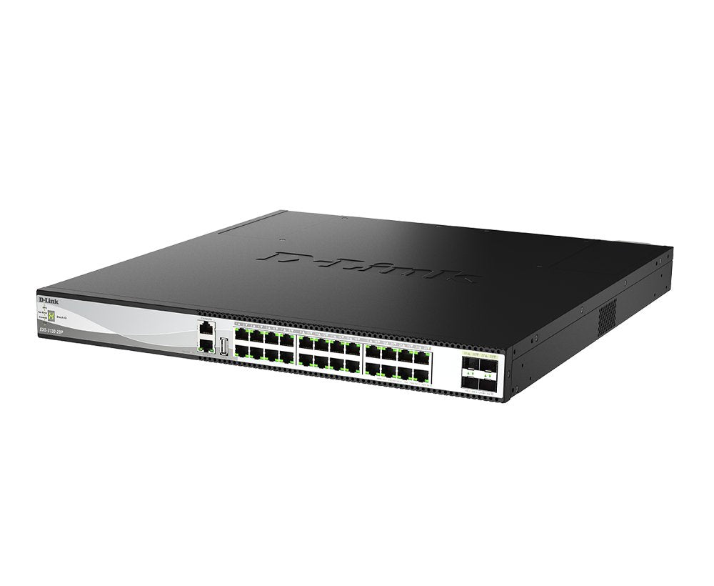 EAN 790069474125 - D-Link DXS-3130-28P Gestionado L3 10G Ethernet (100/1000/10000) Energía sobre Ethernet (PoE) Negro, Gris imagen 3