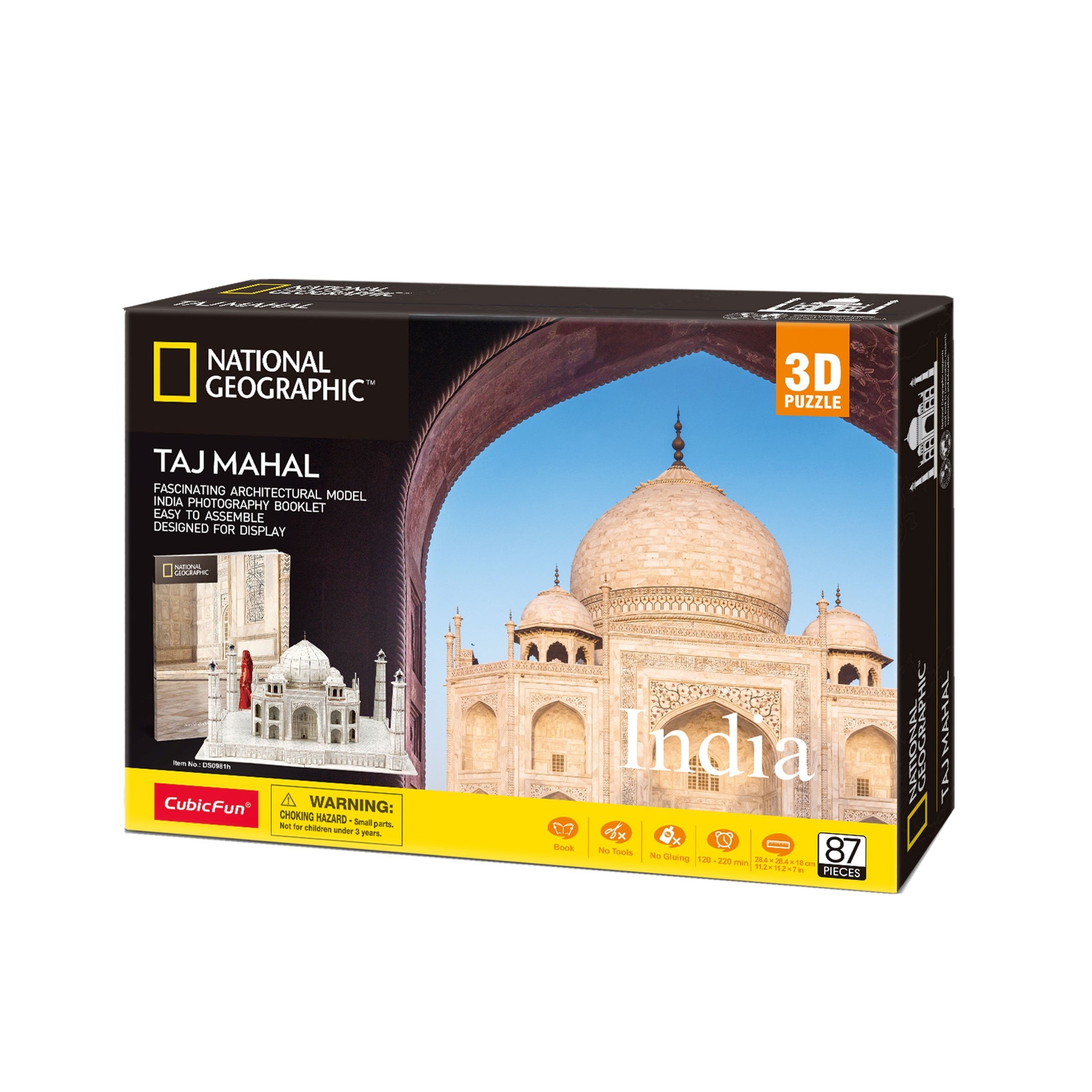 EAN 6944588209810 - CubicFun Taj Mahal Puzle 3D 87 pieza(s) Edificios imagen 4