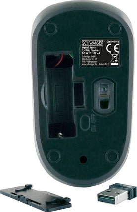 Schwaiger Funk Raton Inalambrico Optico 3 Botones 1.200dpi Negro