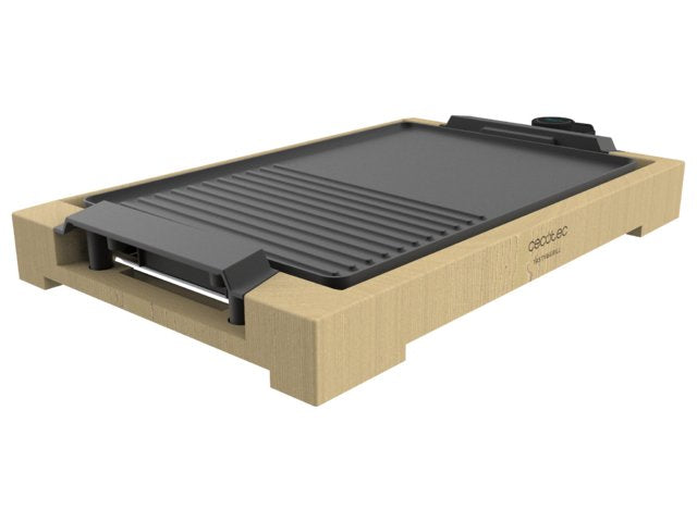 EAN 8435484030588 - Cecotec Tasty&Grill 2000 parrilla de interior 2000 W Bamboo, Negro imagen 1